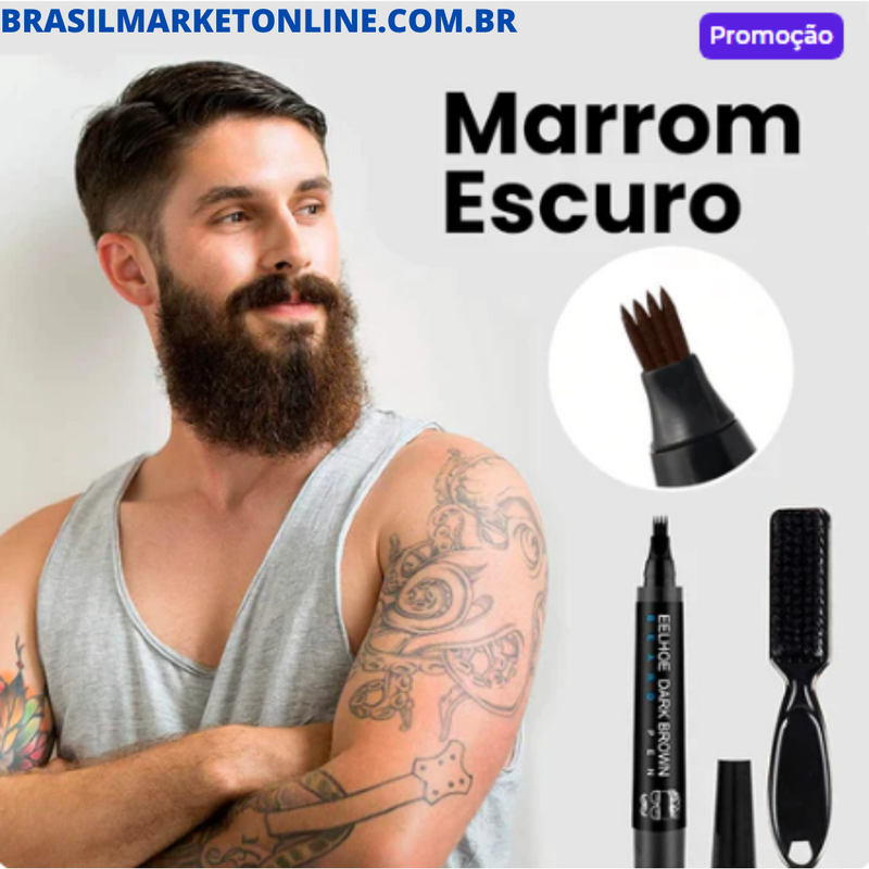 Barbeador e Depilador Elétrico Blader PRO - Kit 5 em 1 + BRINDE Caneta Beard Pen