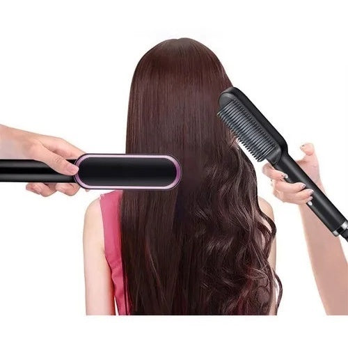 Escova De Cabelo Elétrica 3 em 1 - Pente De Aquecimento Para Alisar  Bivolt OFERTA IMPERDÍVEL