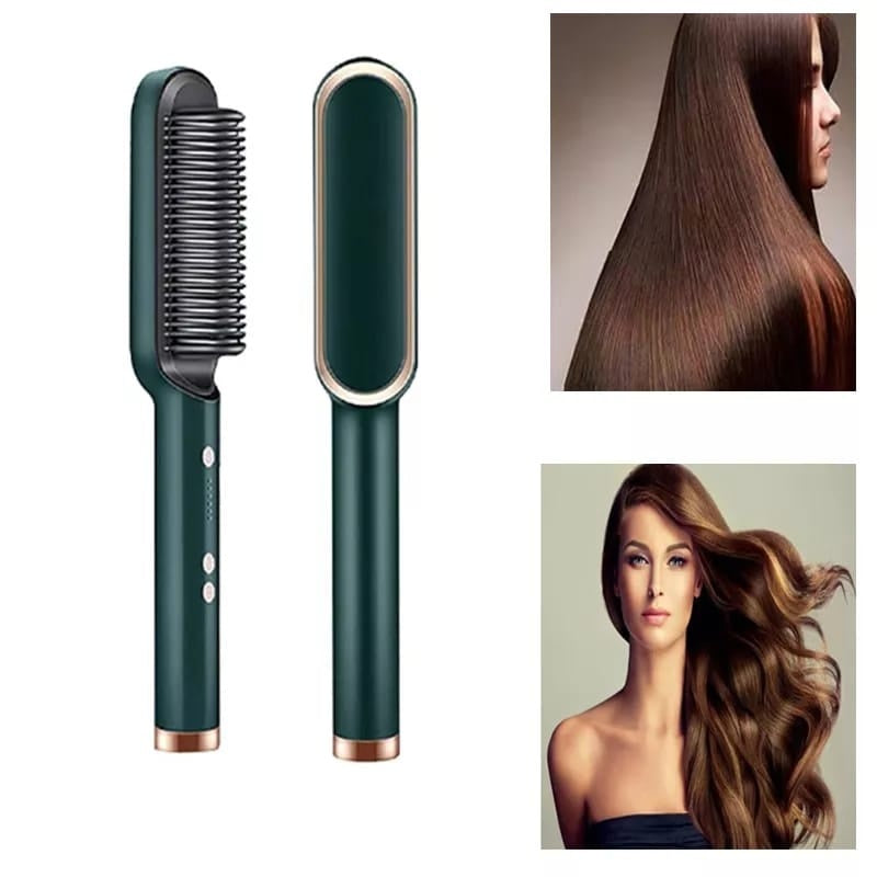 Escova De Cabelo Elétrica 3 em 1 - Pente De Aquecimento Para Alisar  Bivolt OFERTA IMPERDÍVEL