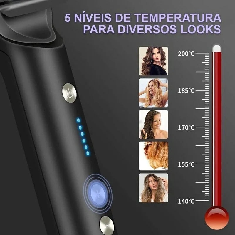 Escova De Cabelo Elétrica 3 em 1 Pente De Aquecimento Para Alisar  Bivolt OFERTA IMPERDÍVEL